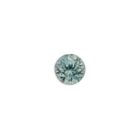 0.75ct Round Light Blue Green Montana Sapphire SR155