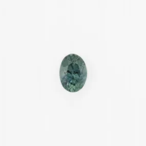 0.87ct Oval Cut Deep Green Blue Montana Sapphire