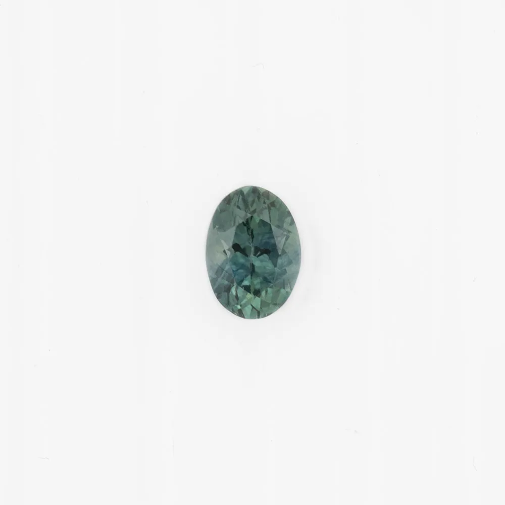 0.87ct Oval Cut Deep Green Blue Montana Sapphire