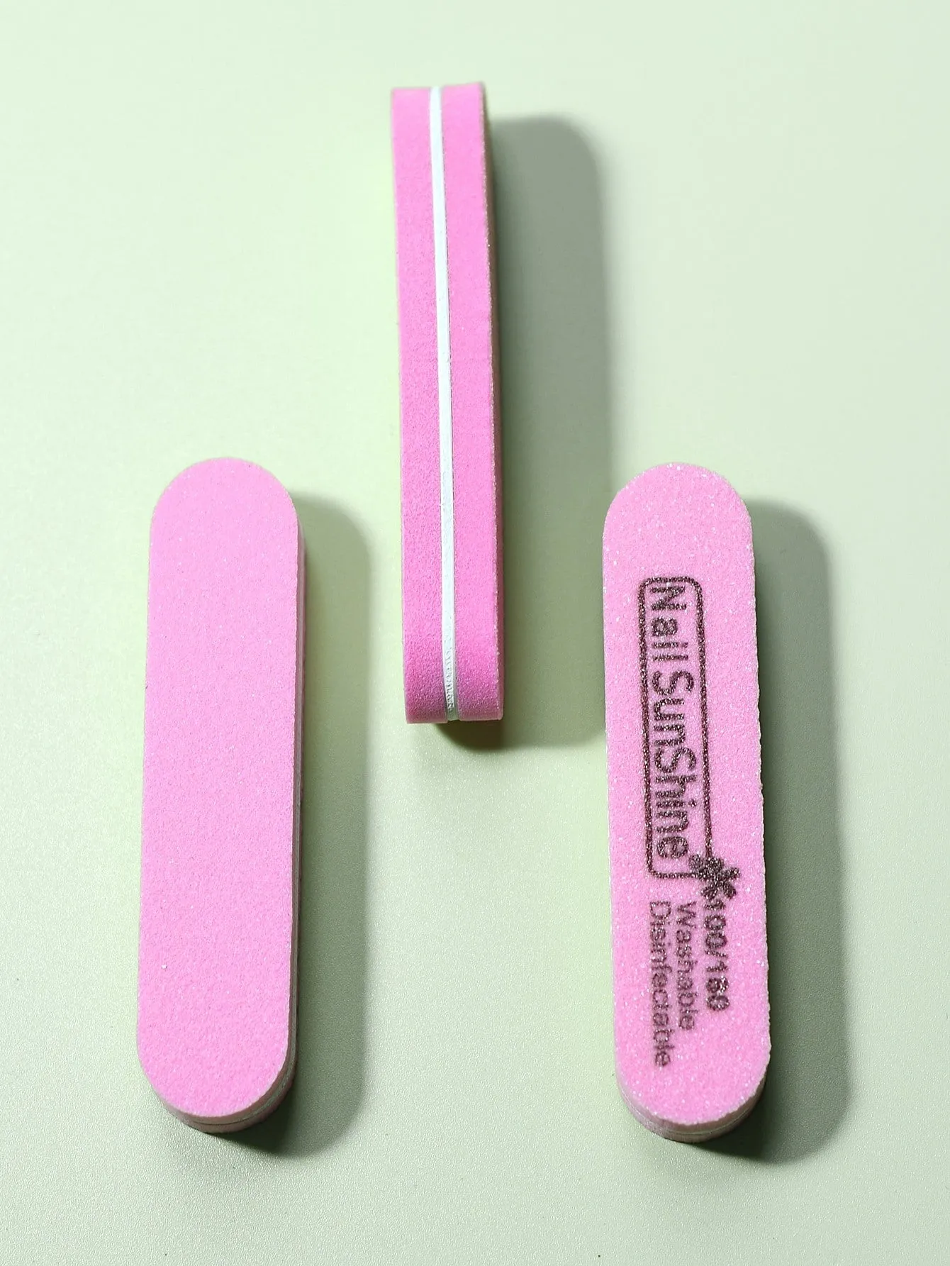 10pcs 100/180 Grit Nail File