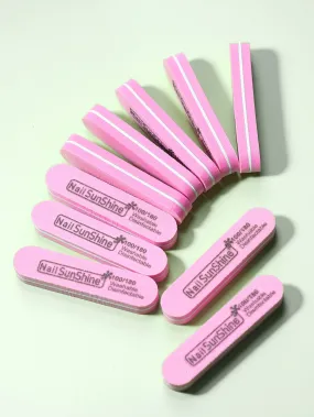 10pcs 100/180 Grit Nail File