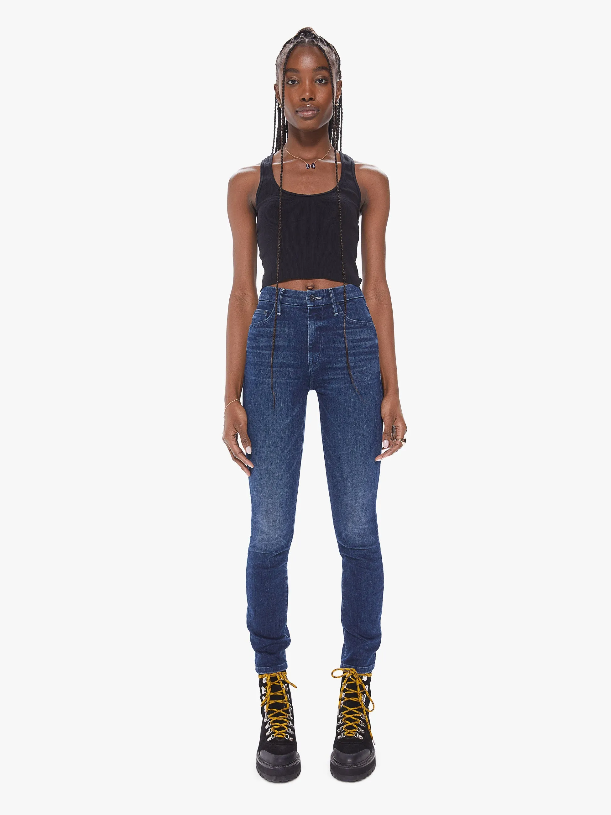 1221360 High waisted looker jean