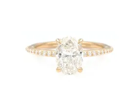 1.60-Carat Brilliant Cut Oval Diamond Ring