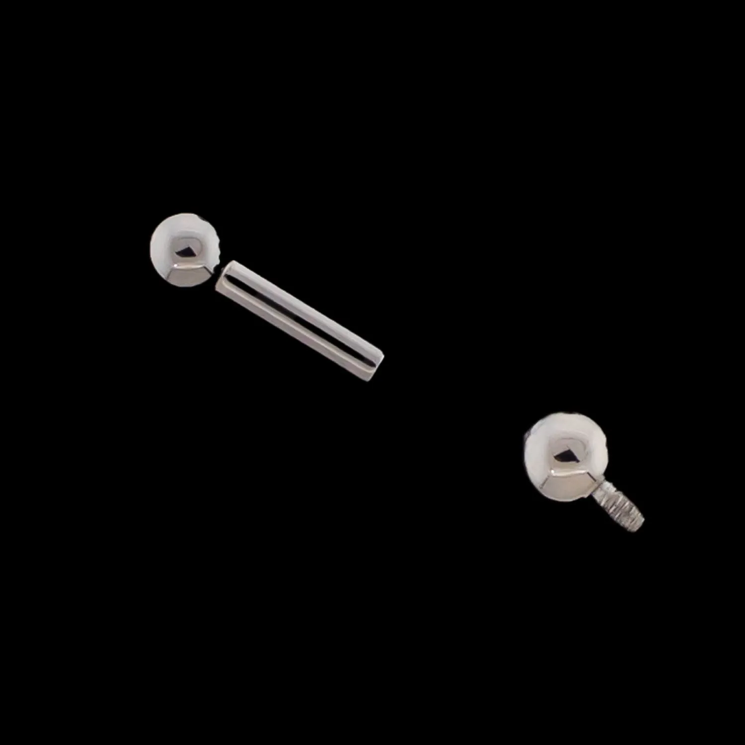 16G-18G Internally Threaded Helix Barbells