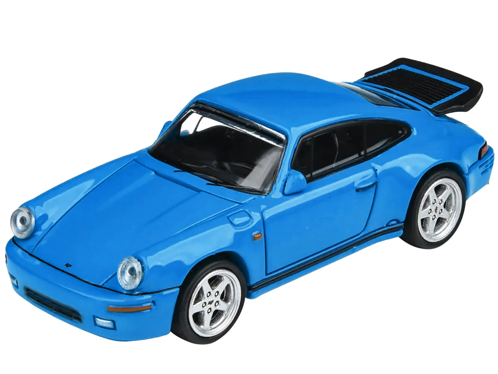 1987 RUF CTR Racing Blue 1/64 Diecast Model Car by Paragon Models