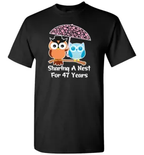 47 Years Wedding Anniversary Gifts Valentine's Day T-shirt