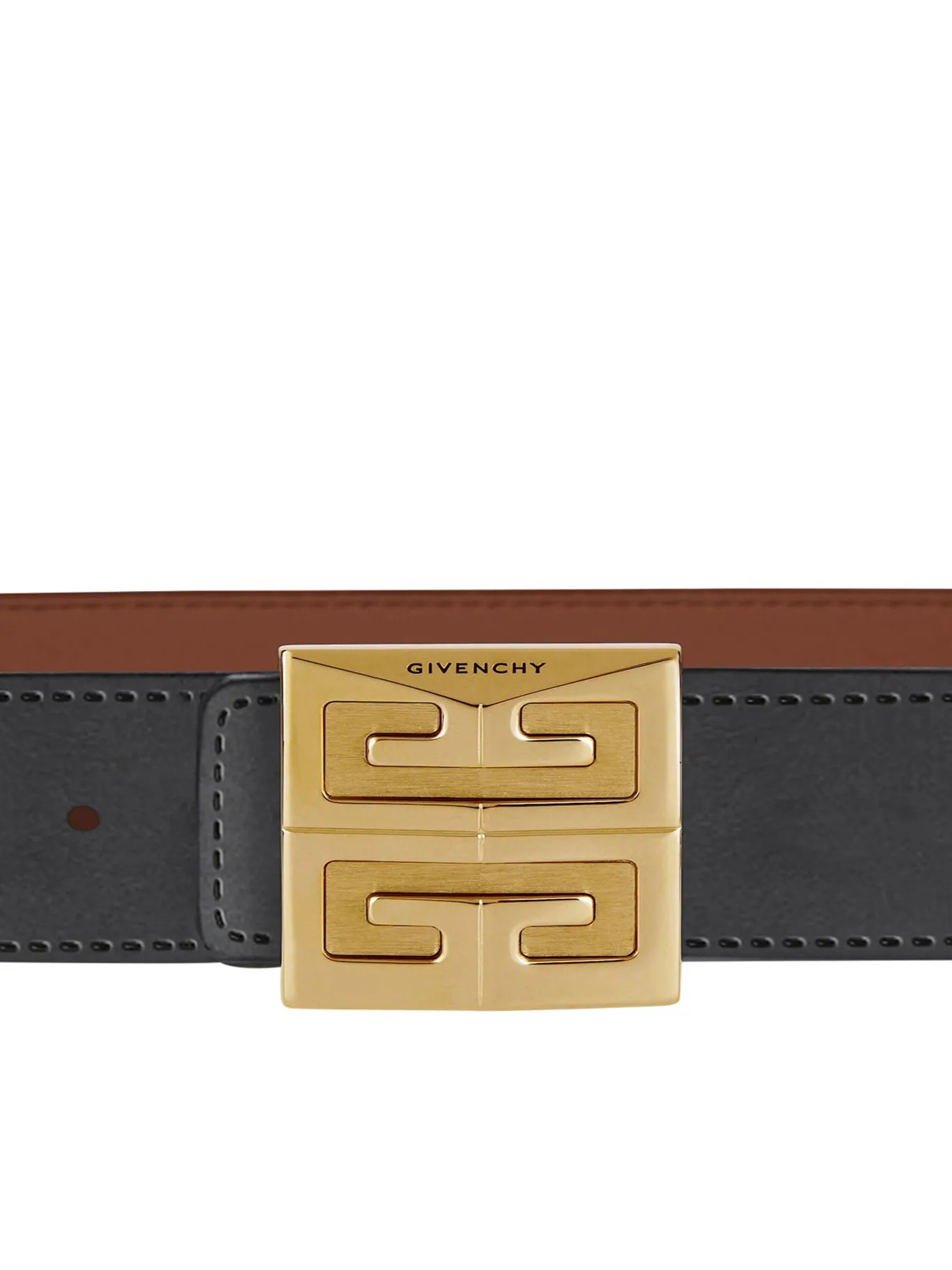 4G reversible leather belt 4G