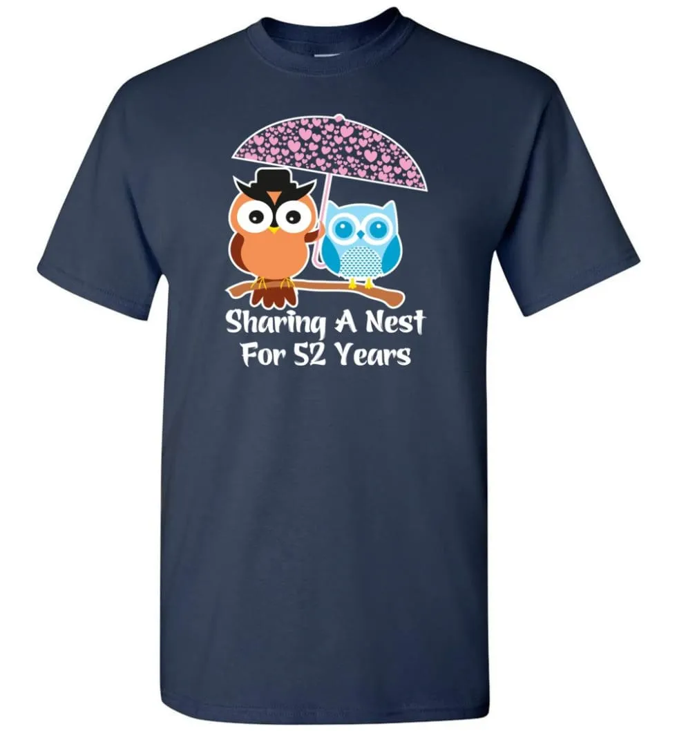 52 Years Wedding Anniversary Gifts Valentine's Day T-shirt