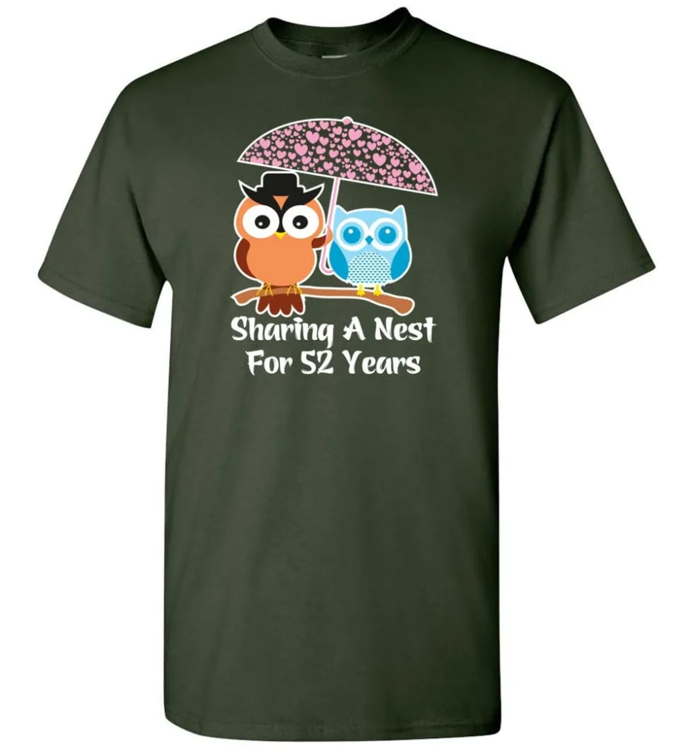 52 Years Wedding Anniversary Gifts Valentine's Day T-shirt