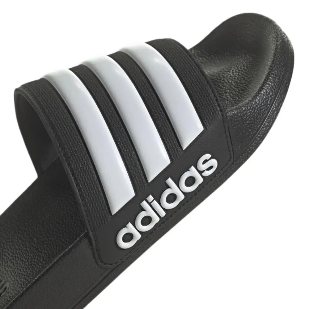 Adidas Men's Adilette Shower Slide (Core Black/Cloud White/Core Black)