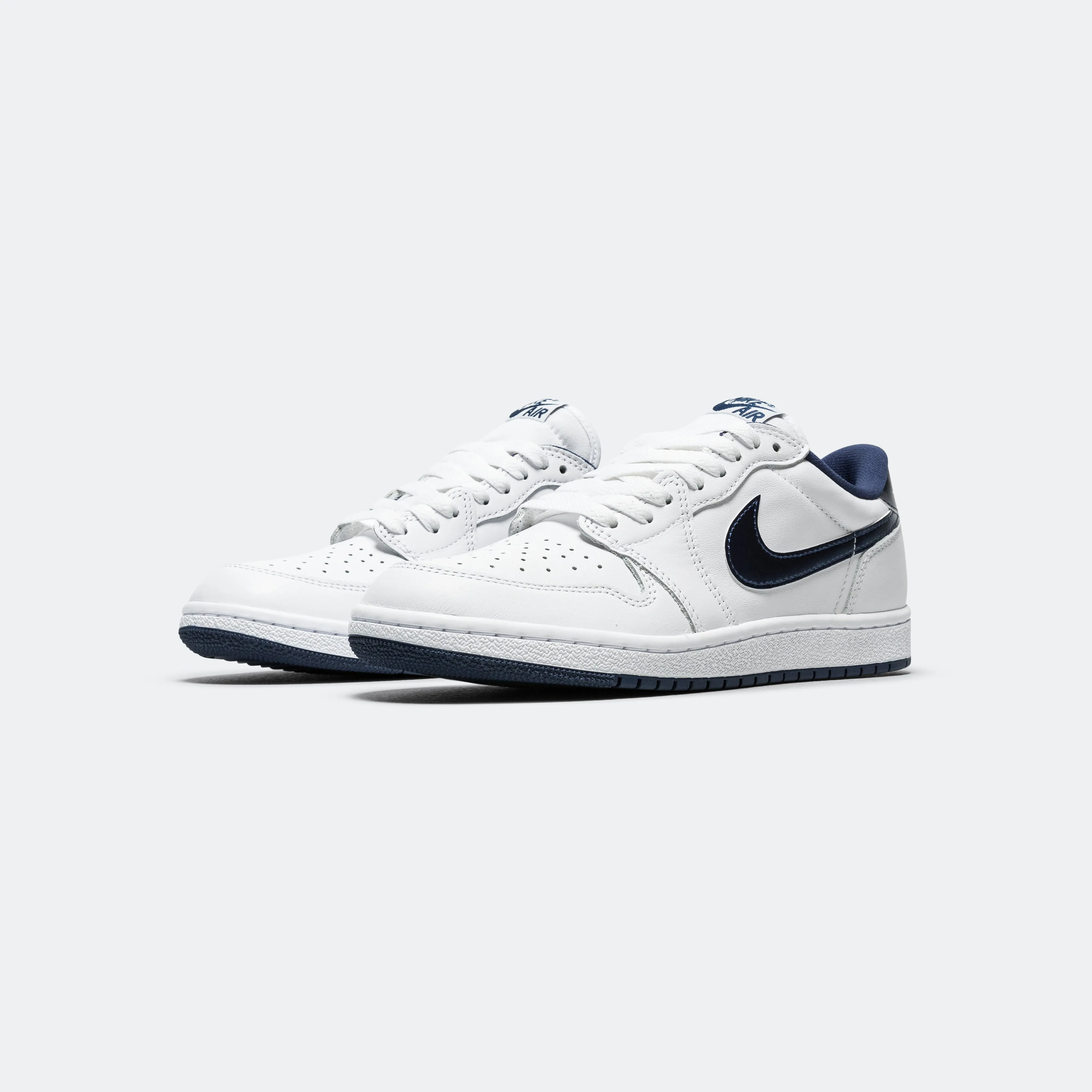 Air Jordan 1 Low 85 - White/Metallic Navy