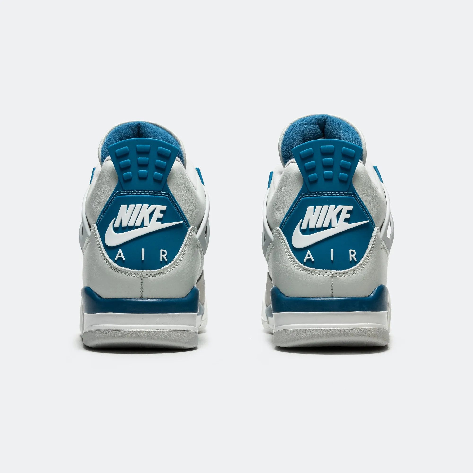 Air Jordan 4 - Off White/Military Blue-Neutral Grey