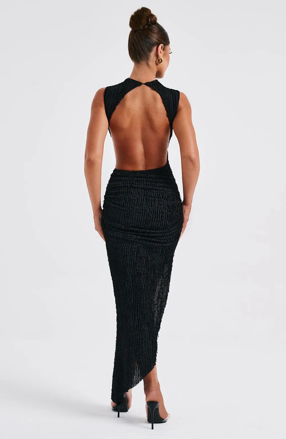 Aphrodite Midi Dress - Black