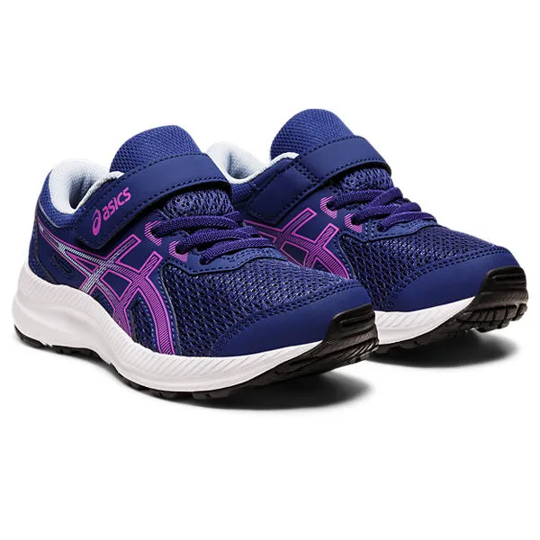 Asics Contend 8 PS Kids Dive Blue Orchid   