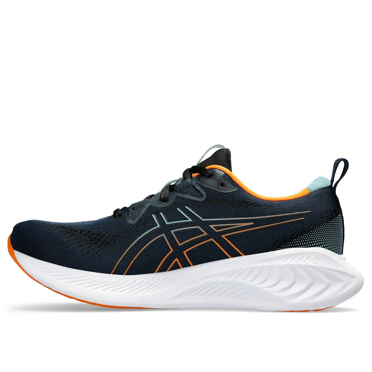 Asics Gel Cumulus 25 Men Blue Bright Orange    