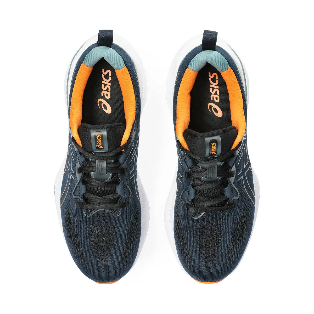 Asics Gel Cumulus 25 Men Blue Bright Orange    