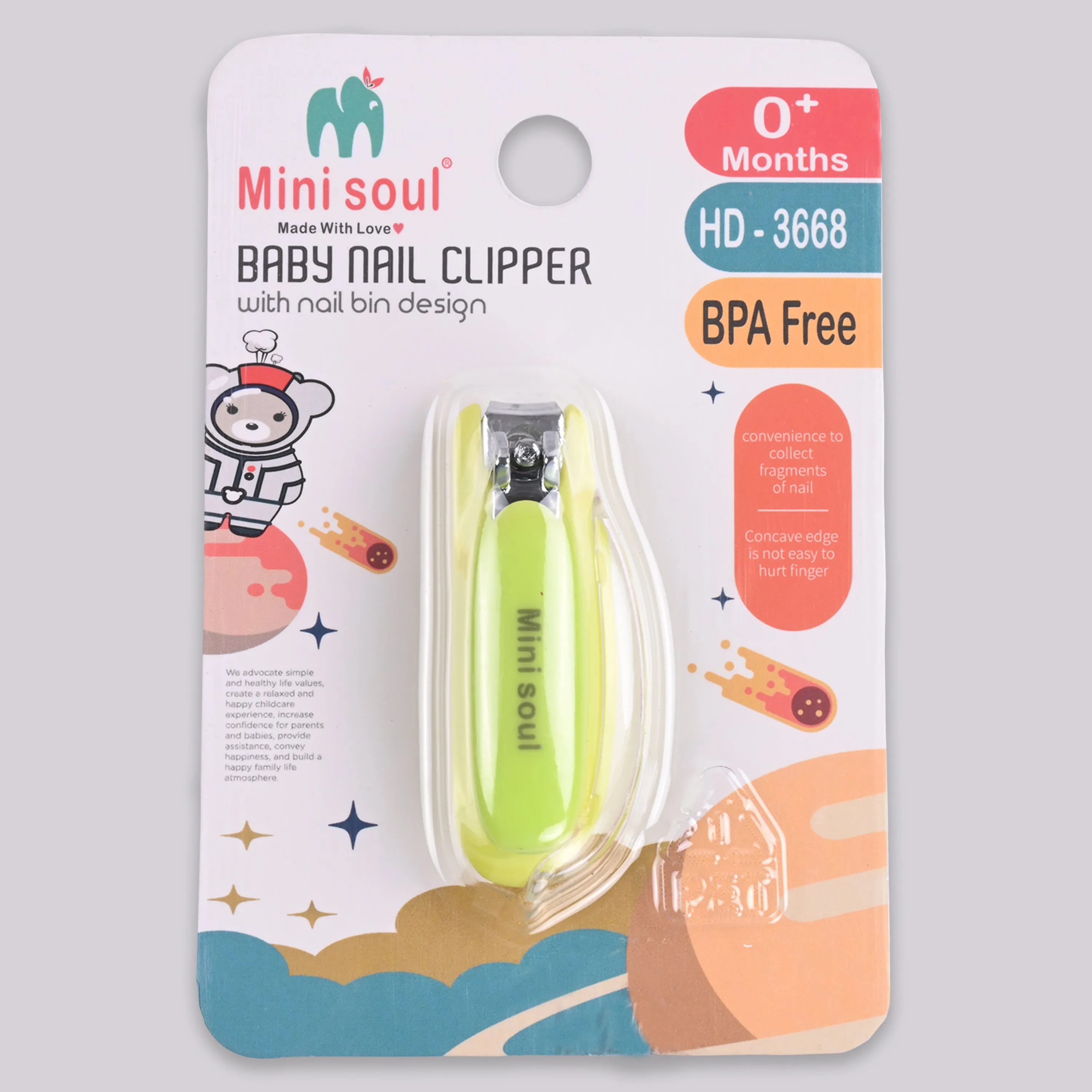 Baby Nail Clipper And Baby Safety Scissors Combo