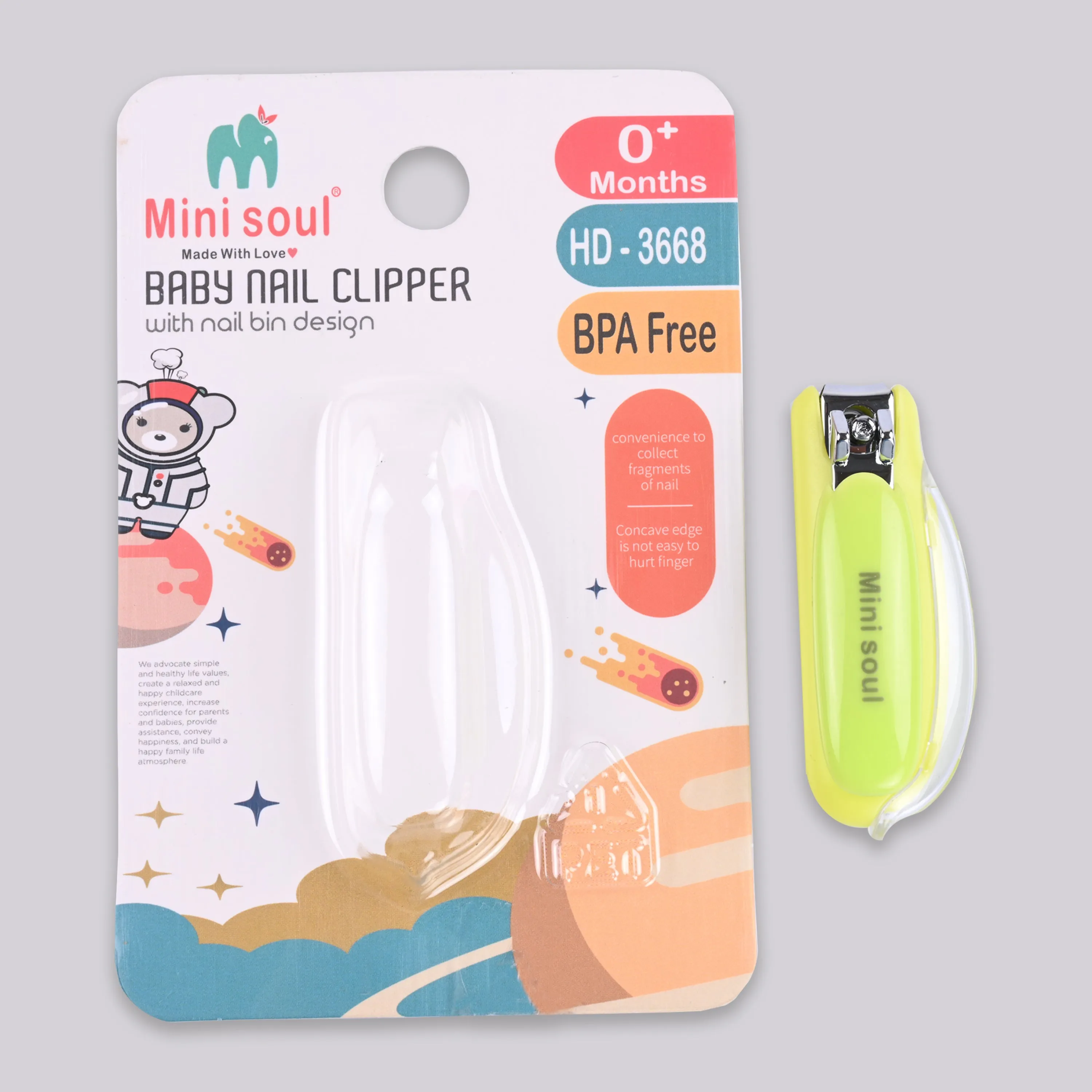 Baby Nail Clipper And Baby Safety Scissors Combo