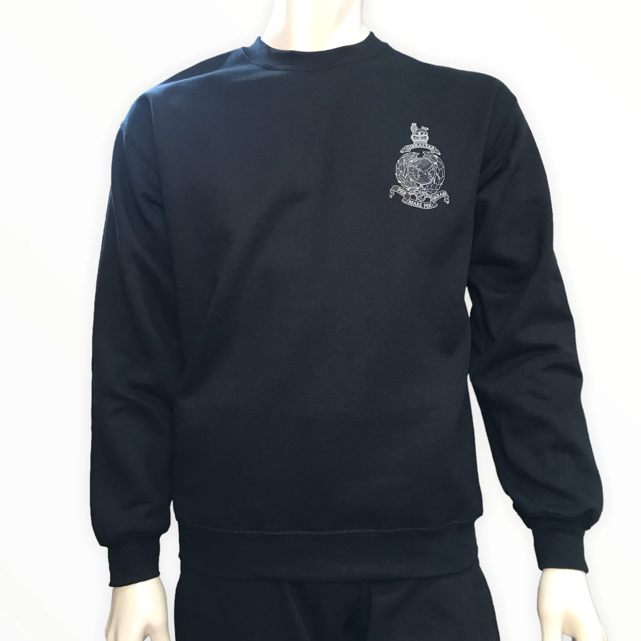 Basic Royal Marines Commando Sweatshirt - Black