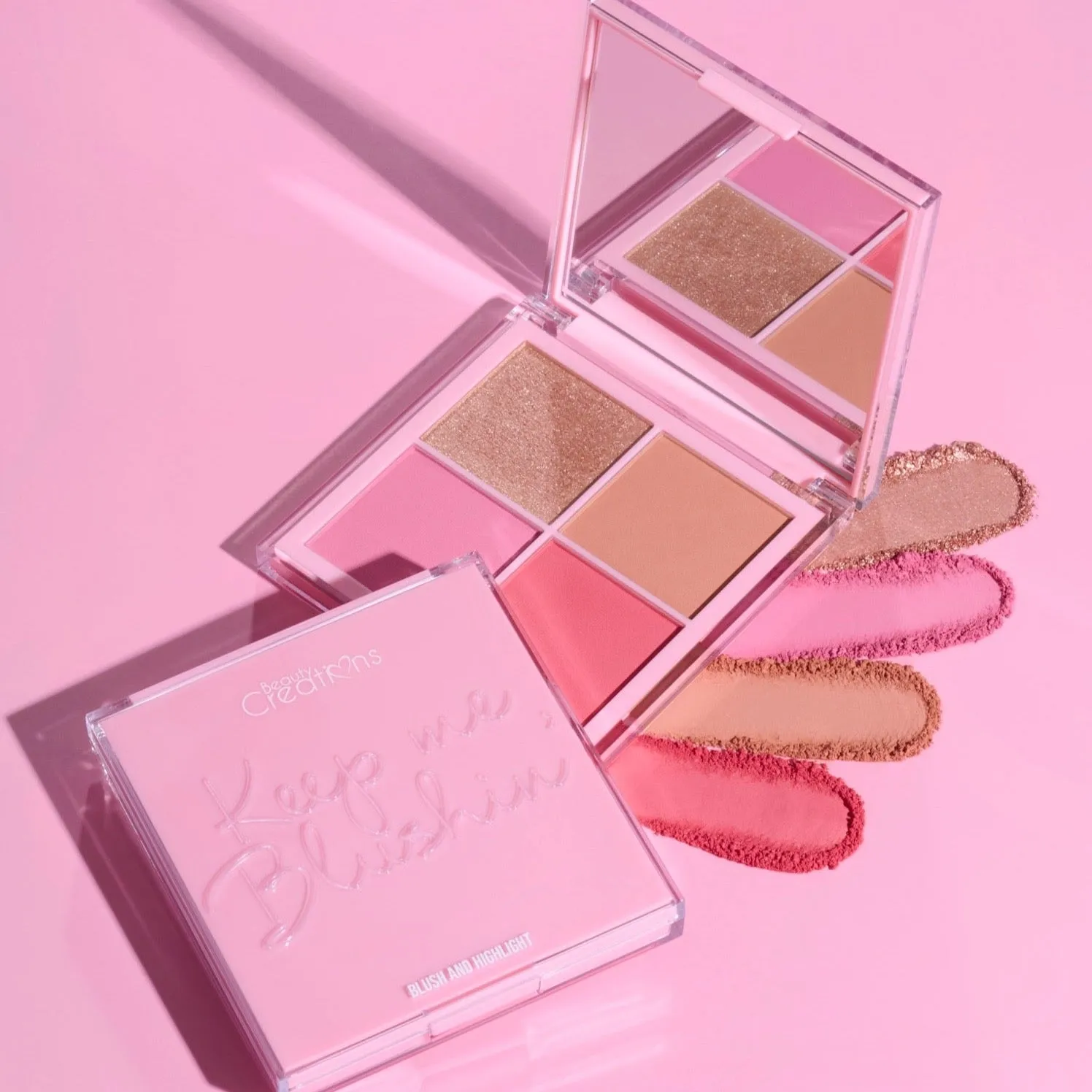 BEAUTYCREATIONS Blush Quad 4-EVER Paleta de Rubores