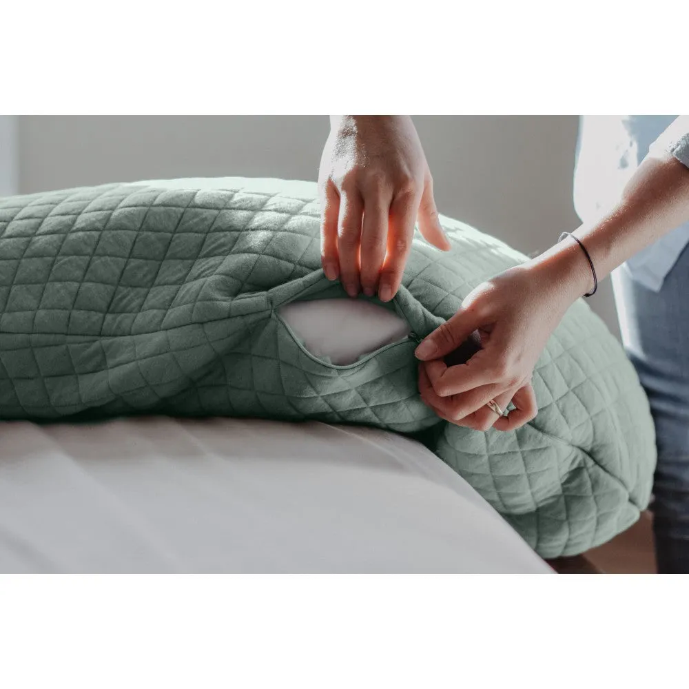 Big Flopsy Jersey Nursing Pillow - Sage Green