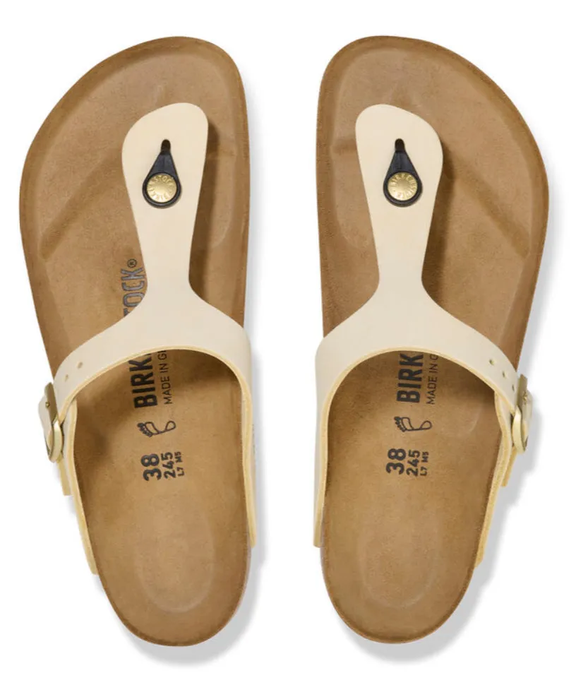 Birkenstock Gizeh Nubuk Leather Ecru 1026558