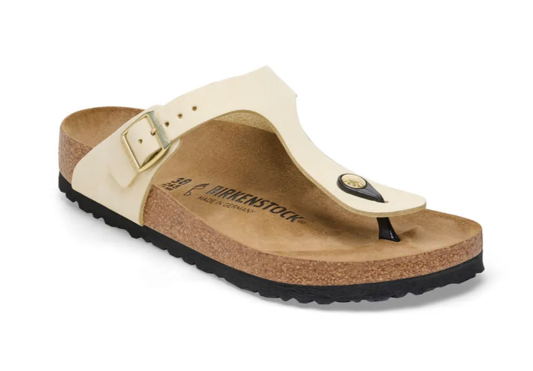 Birkenstock Gizeh Nubuk Leather Ecru 1026558