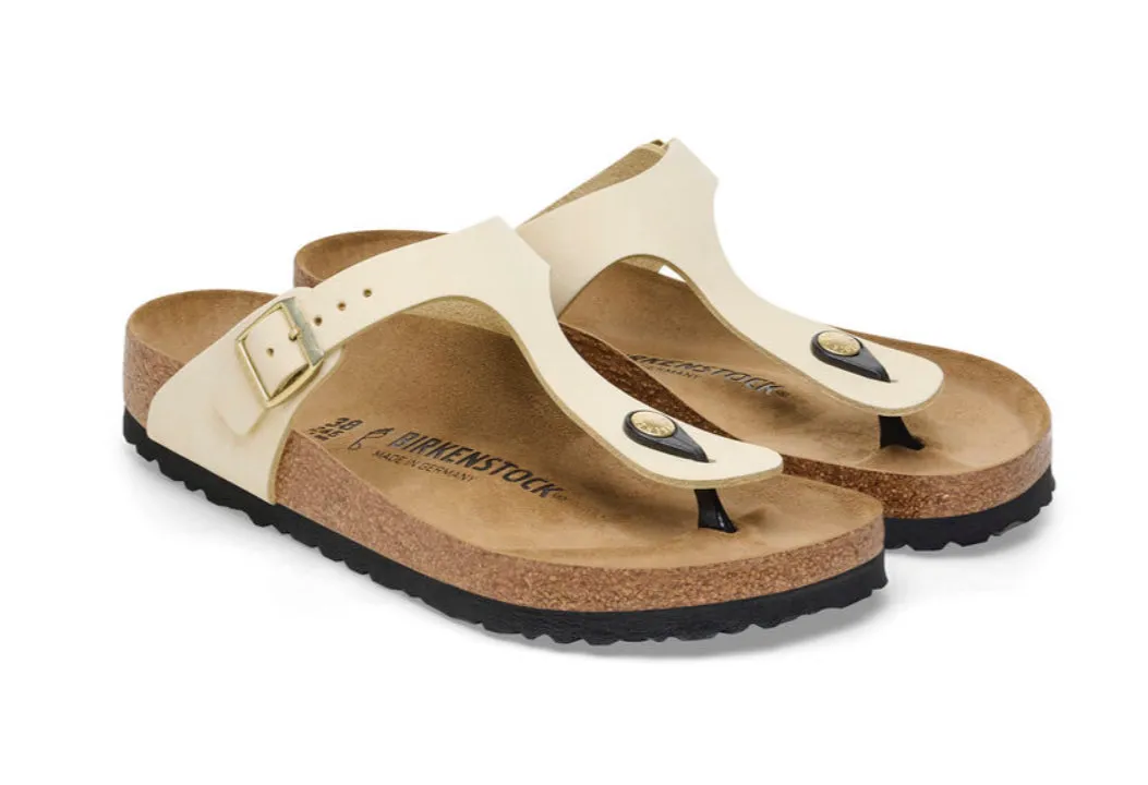 Birkenstock Gizeh Nubuk Leather Ecru 1026558