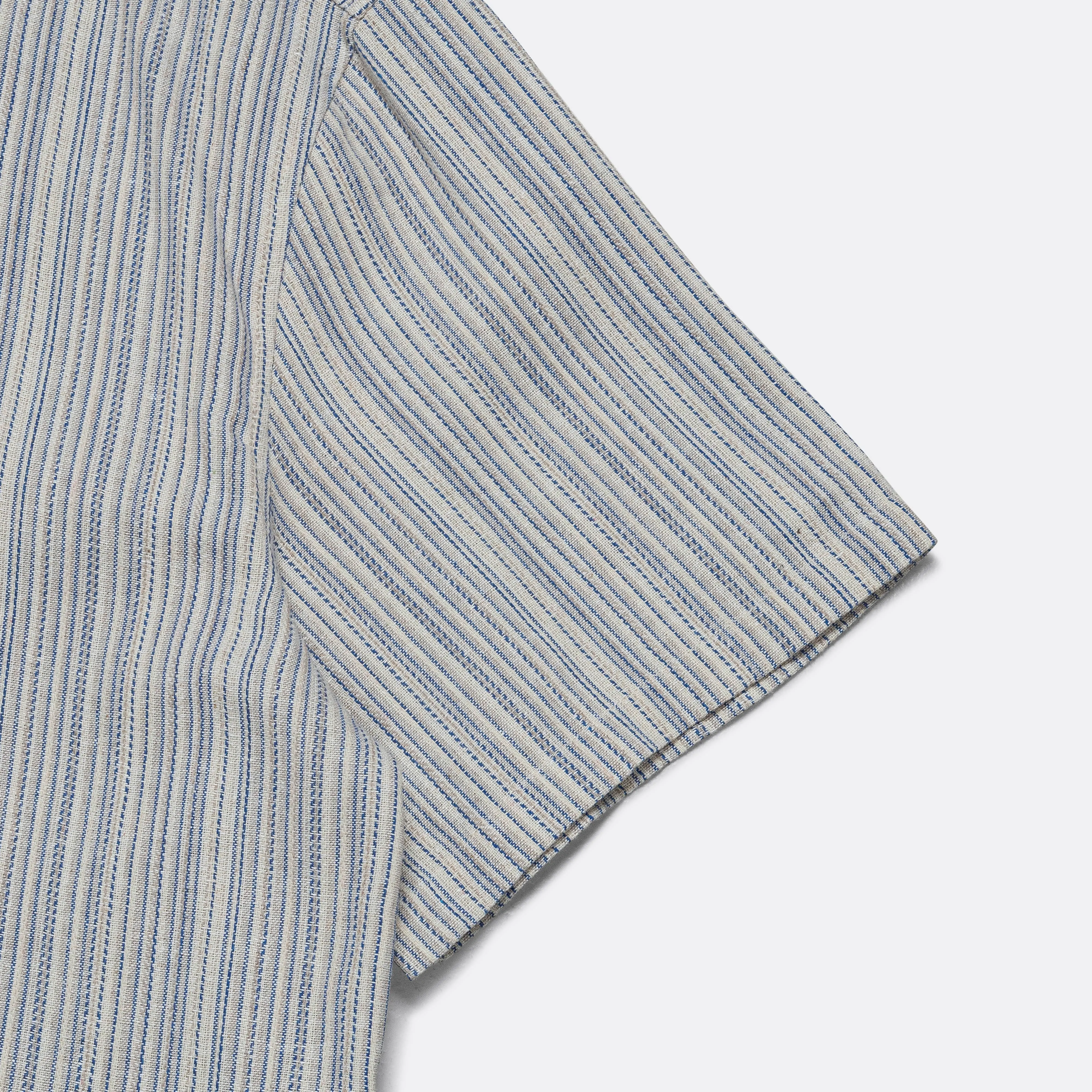 Boxy SS Shirt - Blue Stripe