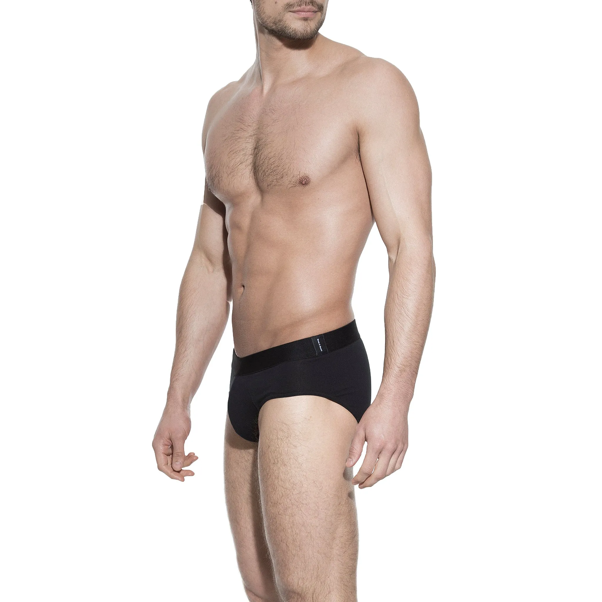 Bread and Boxers Black Brief