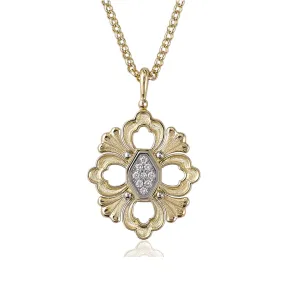 Buccellati - Opera - Pendant with Diamonds, 18K Yellow Gold