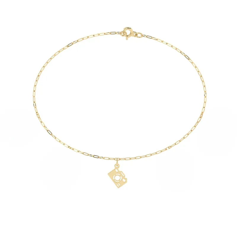 Build Your Own One Charm Bracelet | 10k Yellow Gold