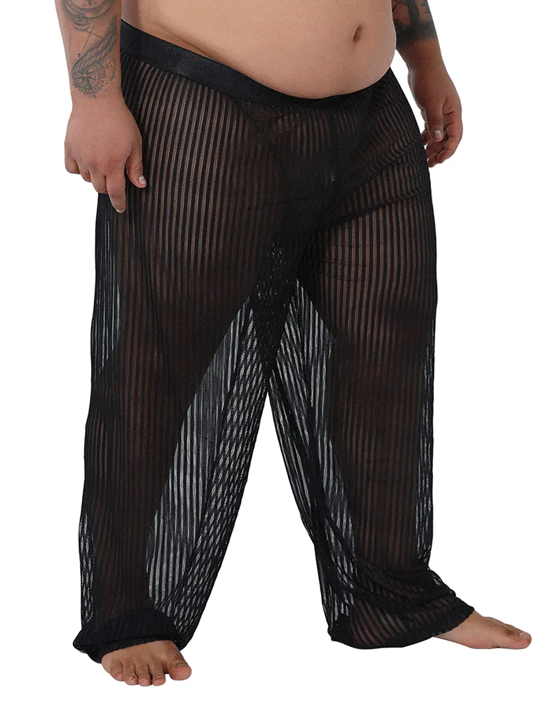 Candyman 99496x Mesh Lounge Pants Black