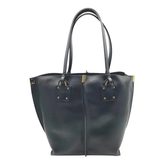 Chloé Medium Vick Black Leather Tote