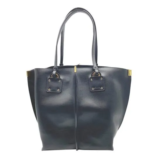 Chloé Medium Vick Black Leather Tote