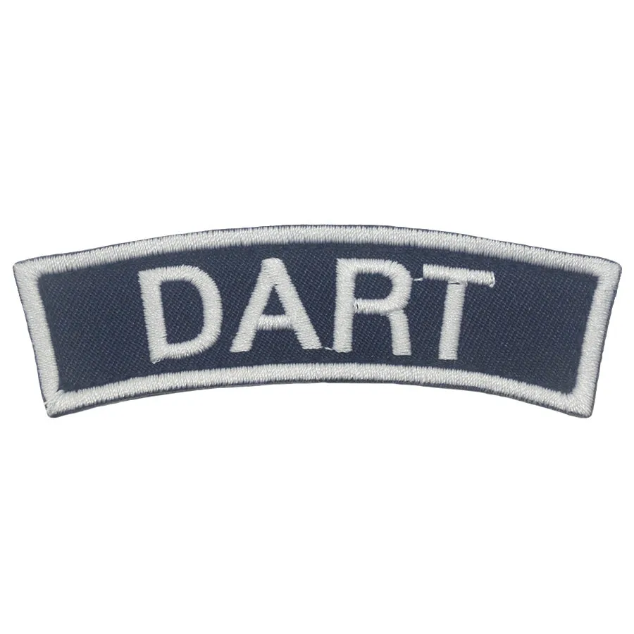 CIVIL DEFENCE SCDF DART TAB - NAVY WHITE