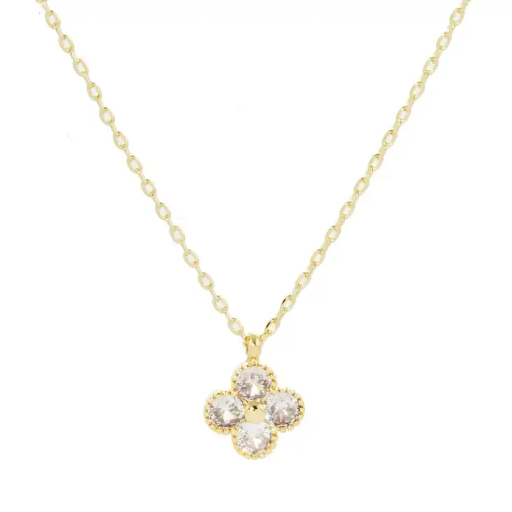 Clover Cubic Delicate Necklace