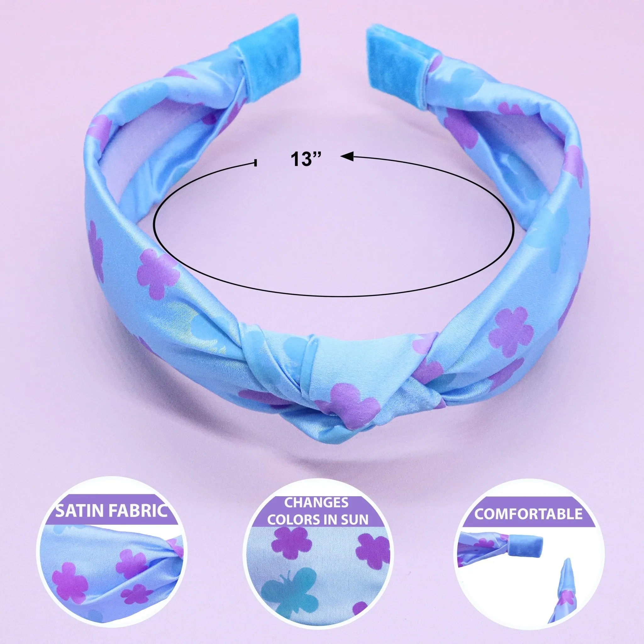 Color-Changing UV Ink Knot Headband