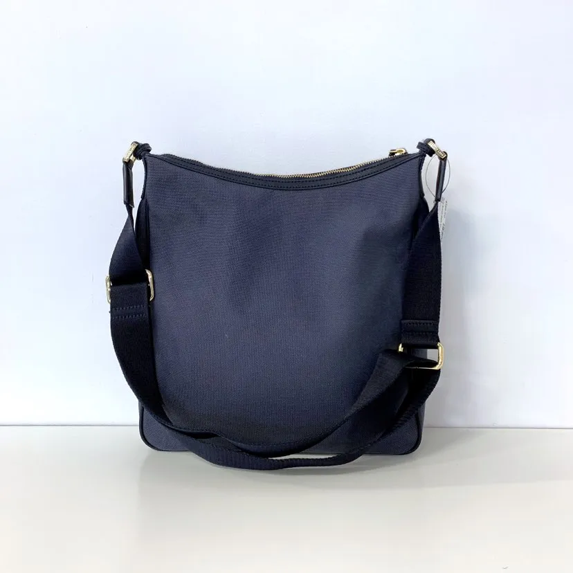 Dark Blue Fabric Crossbody