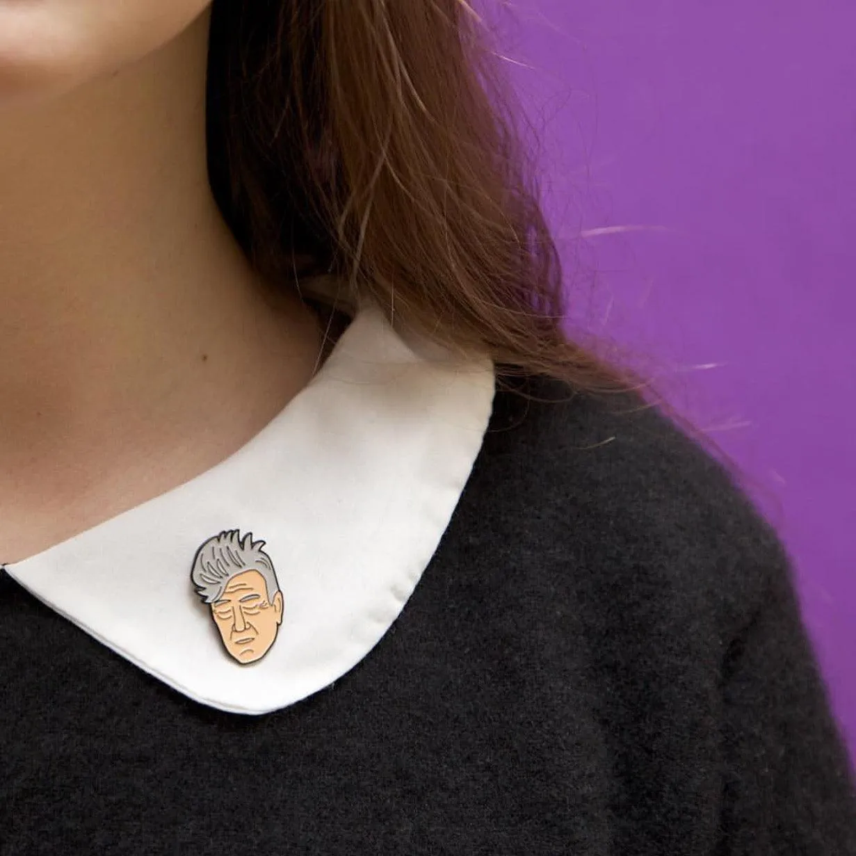 David Lynch Enamel Pin