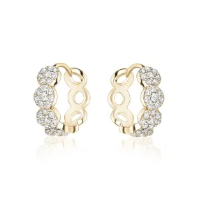 Diamond Halo Hoops (0.58)