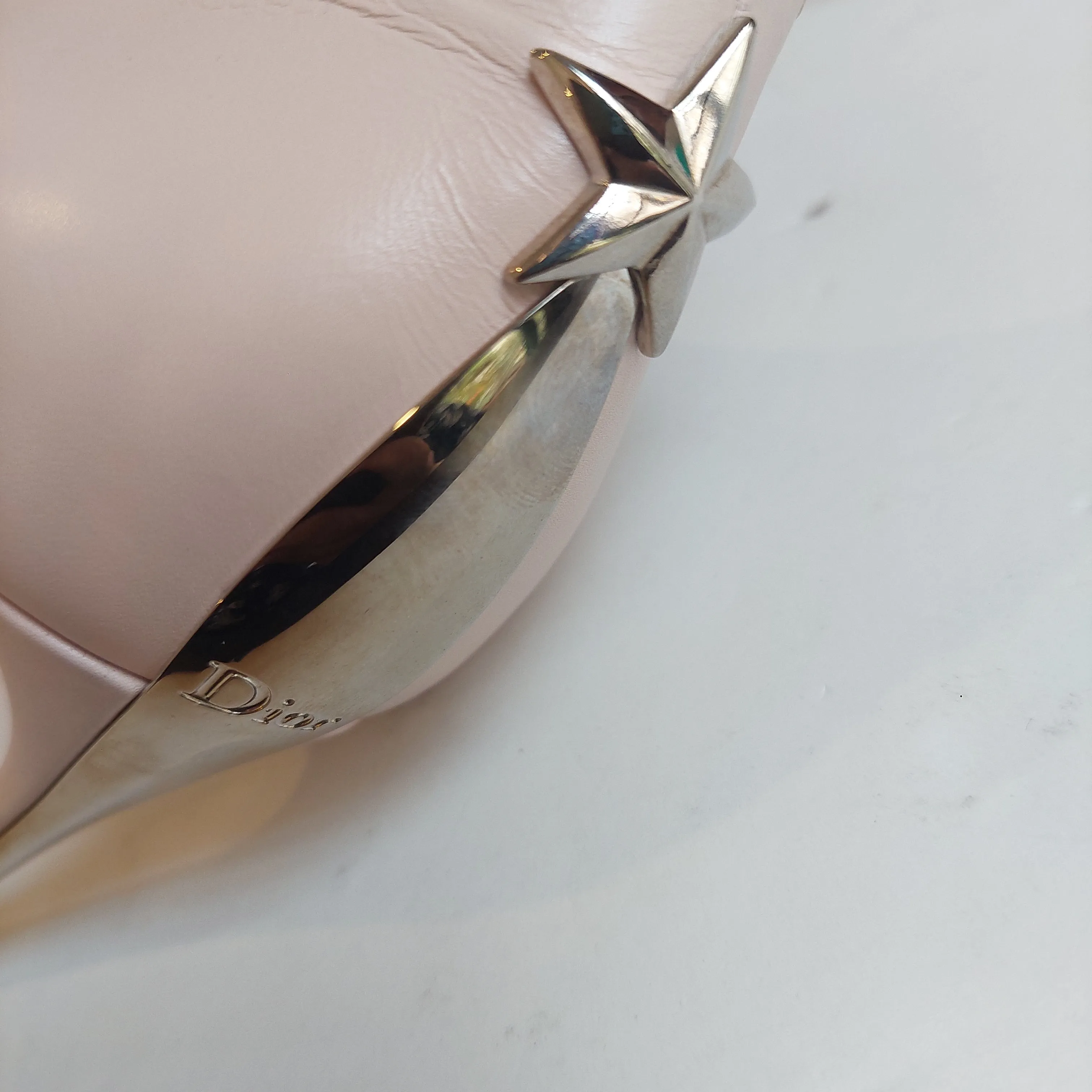 DIOR Nude Pink Pointed Leather Pumps | Like New |