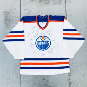 Edmonton Oilers: 1990's CCM Jersey - Signed (M)