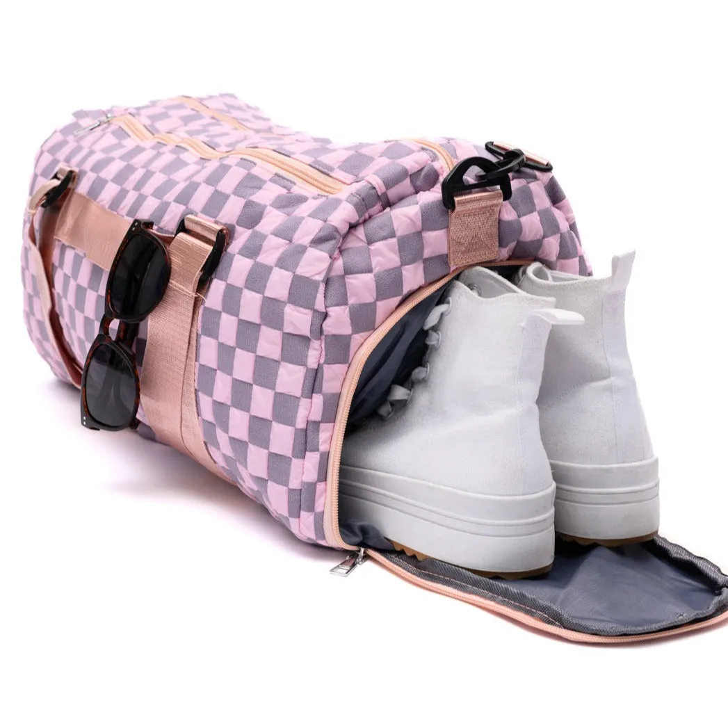 Elevate Travel Duffel in Pink