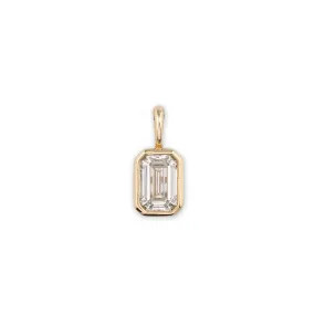 Emerald Cut Diamond Patia Charm