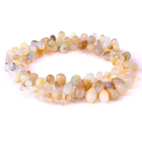 Ethiopian Opal 4x6-7x10mm Drop Faceted - 15-16 Inch