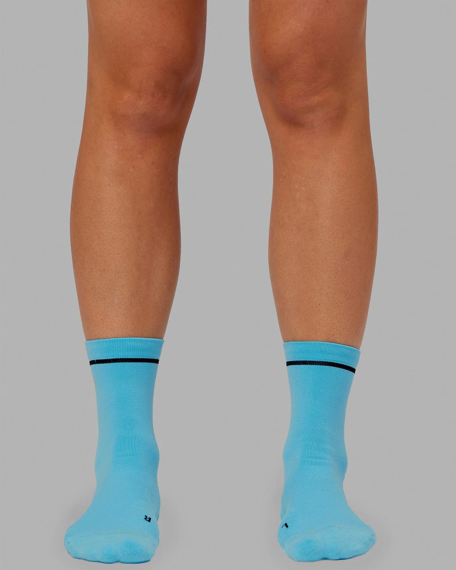 Fast Performance Quarter Socks - Neon Blue-Black