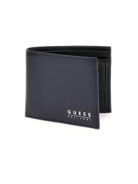 Fidenza Billfold W Coin Pocket - Dark Blue