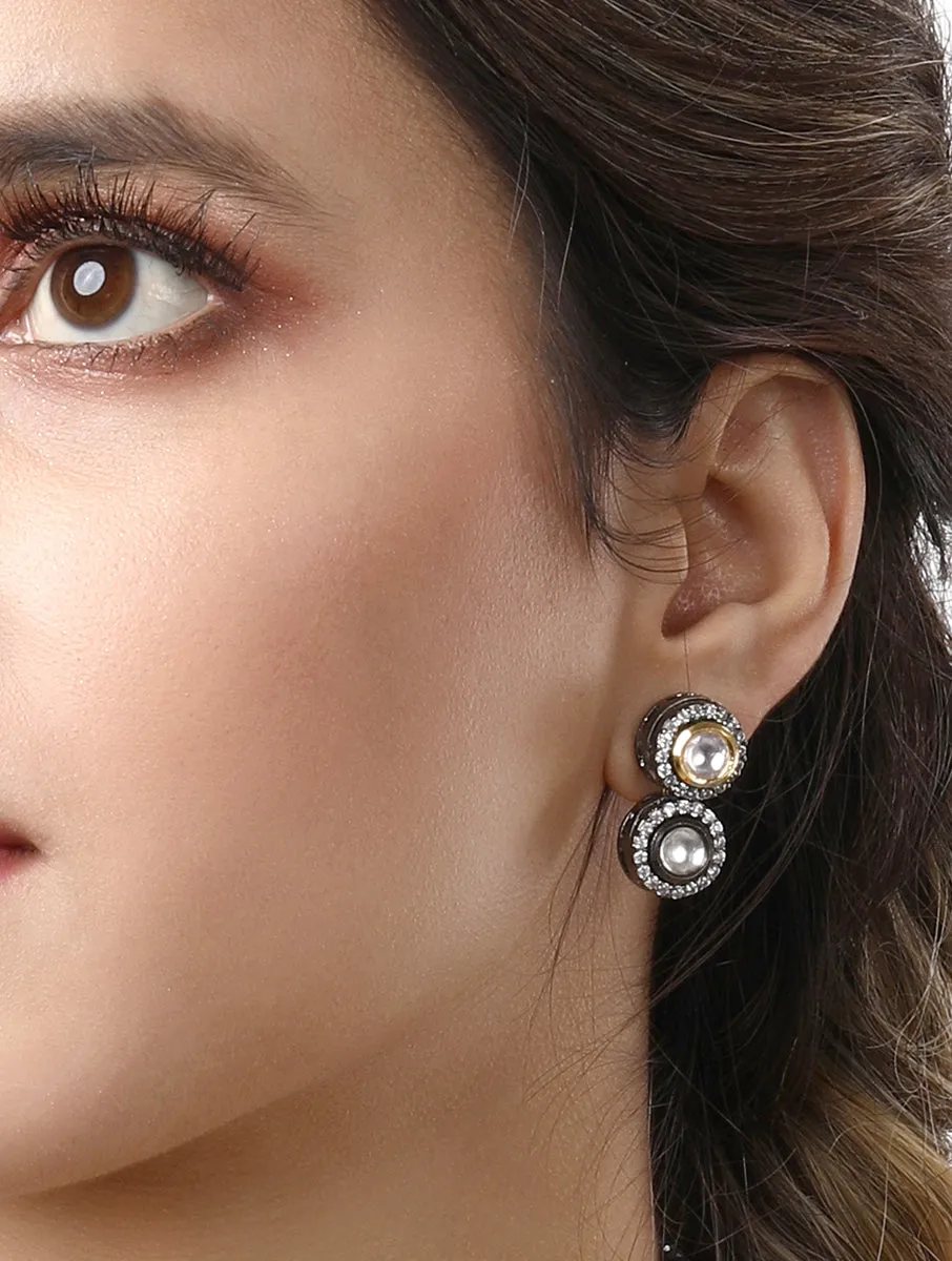 Gold Plated Kundan Earrings