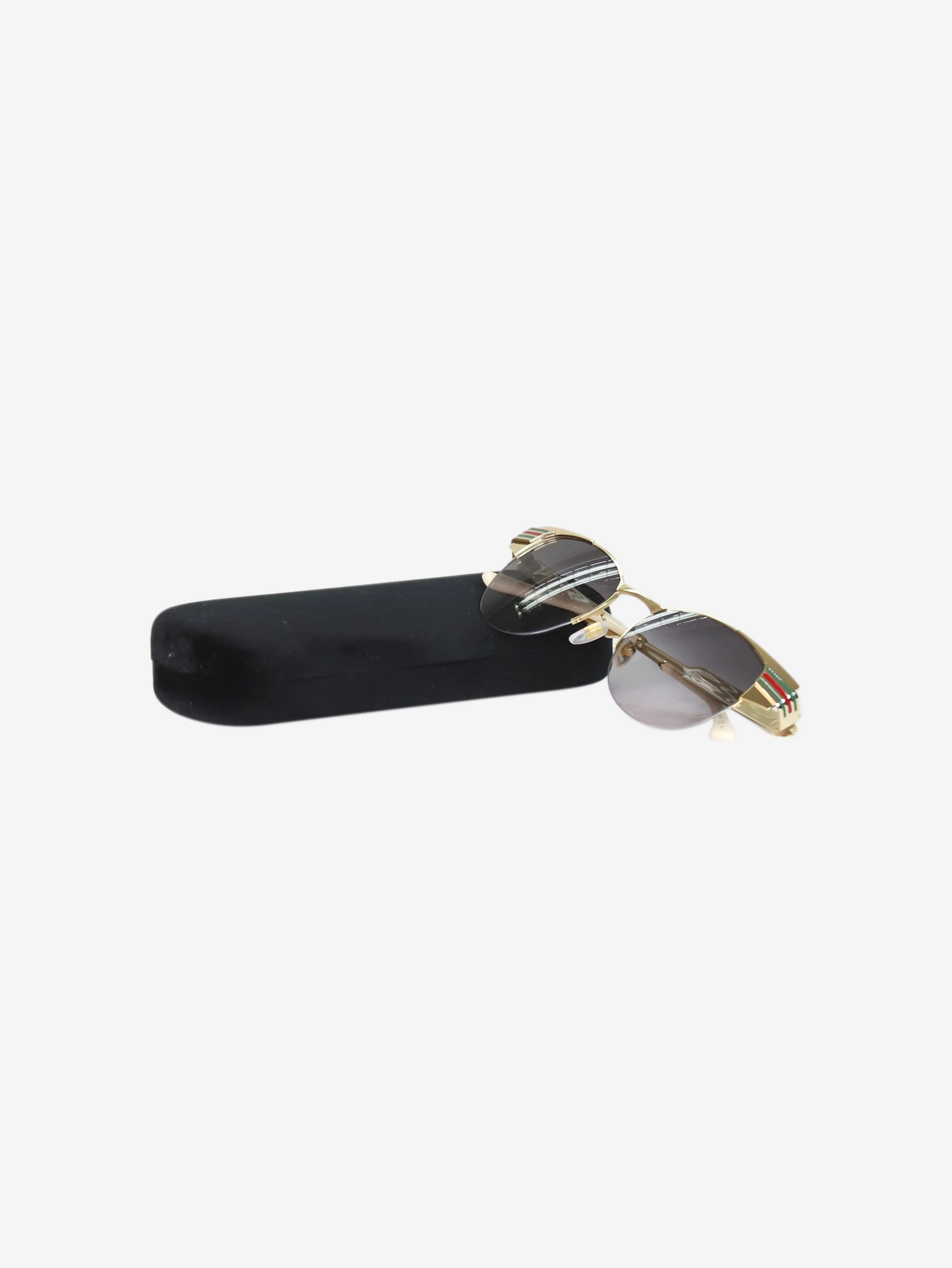 Gold Stripe detail sunglasses